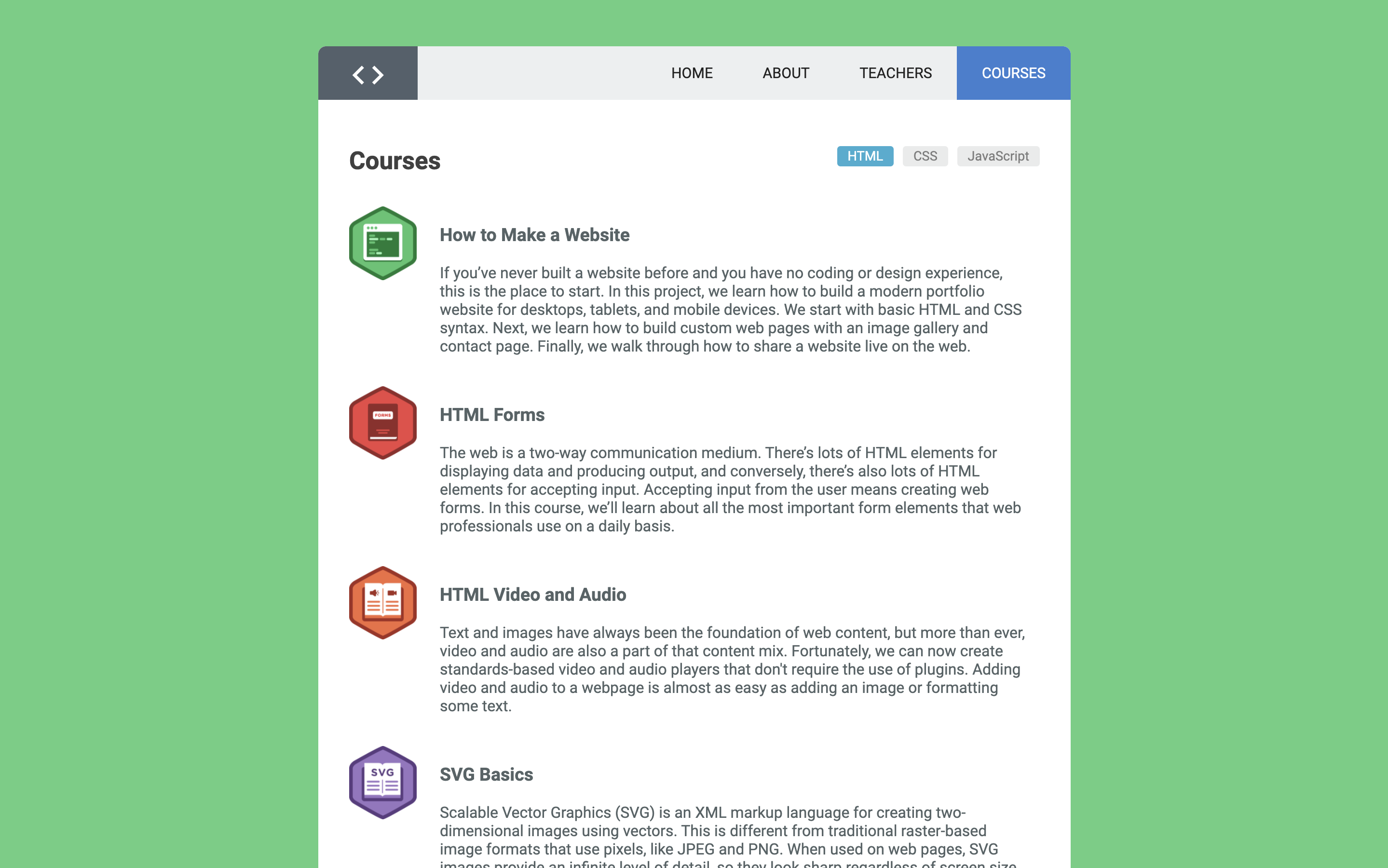 Course Directory
